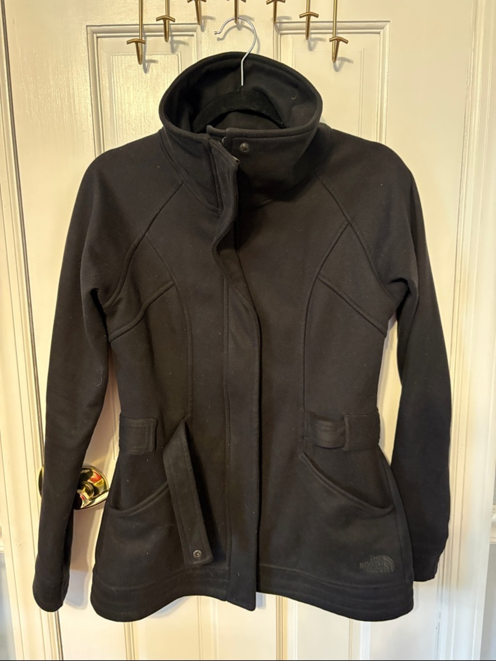 The North Face Black Women's Funnel Neck Fleece Utility Jacket